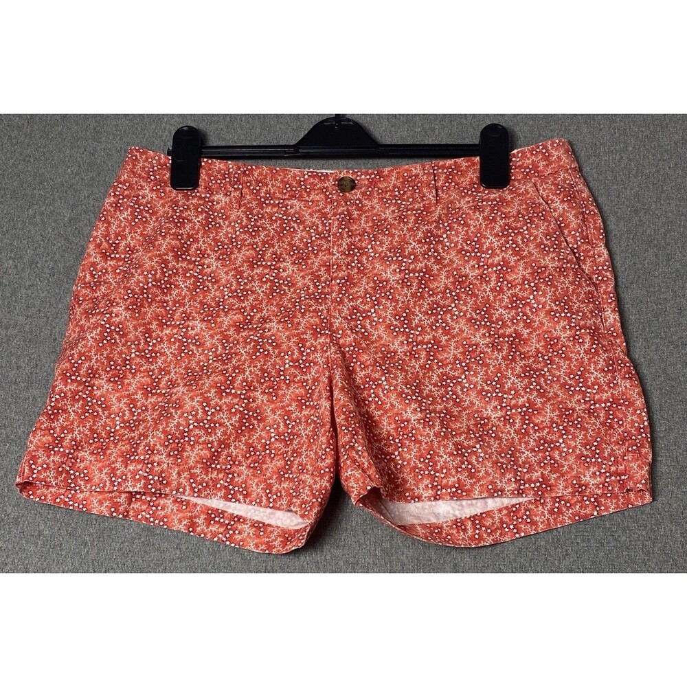 Old Navy Shorts Women’s Printed Orange Sz 12